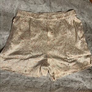 Eberjey Cream Pajama Shorts with Luxurious Finish